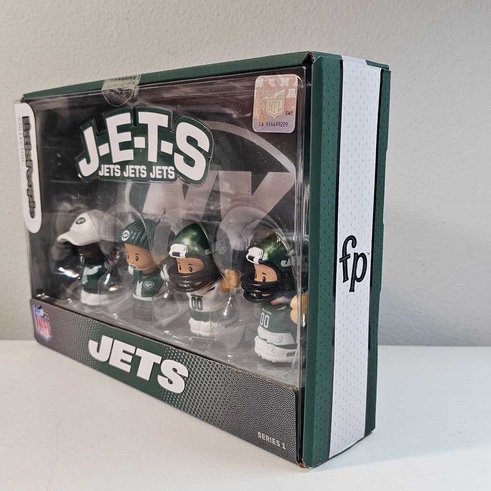 Fisher Price Little People NFL The New York Jets 4 Figure Collector Set - Picture 5 of 6
